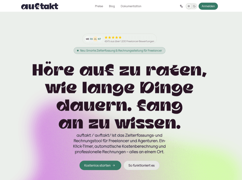 auftakt